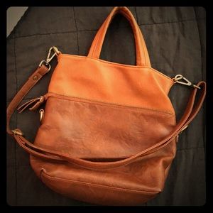 Free People convertible vegan leather purse